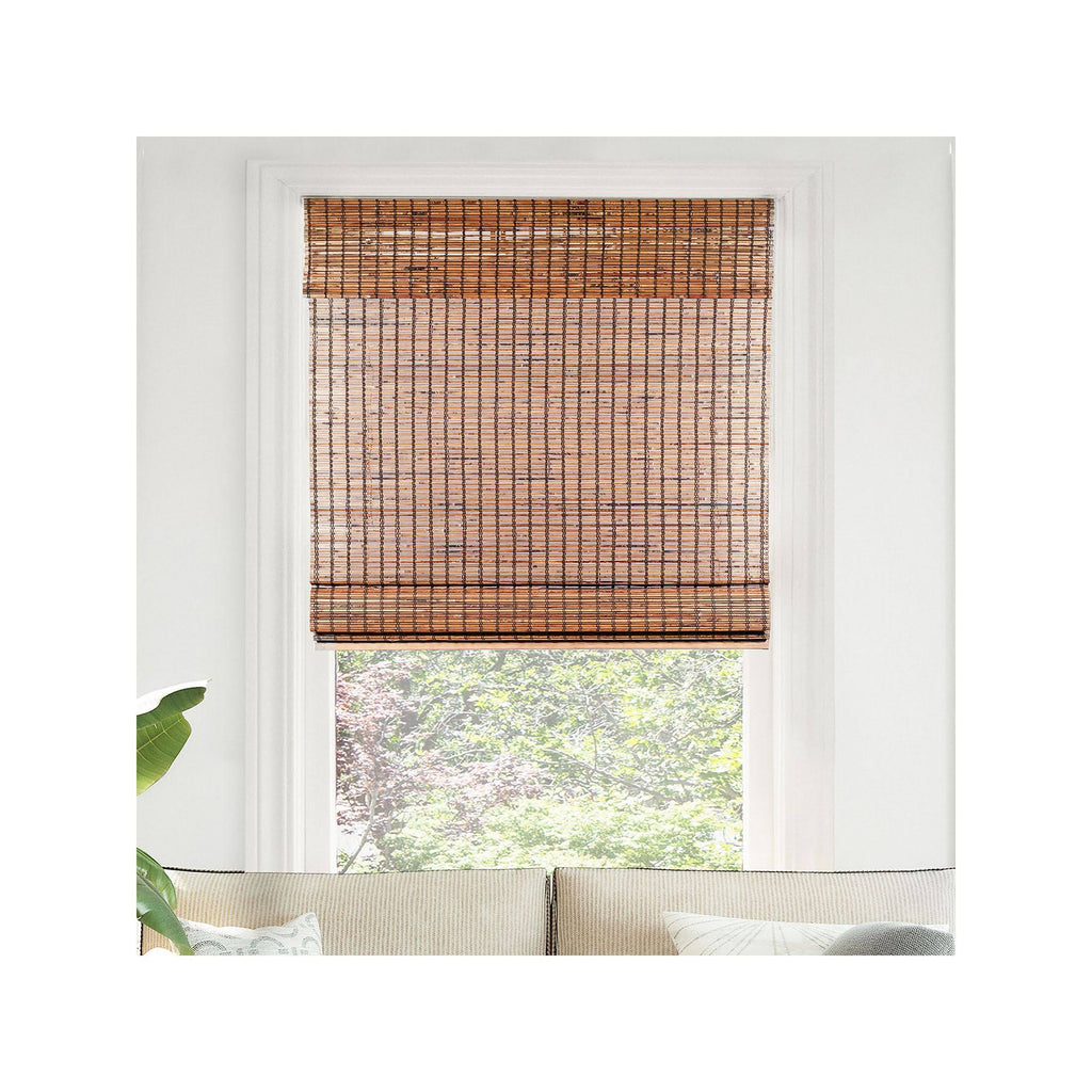 Cordless Bamboo Roman Shades 35 inch x 64 inch X990745