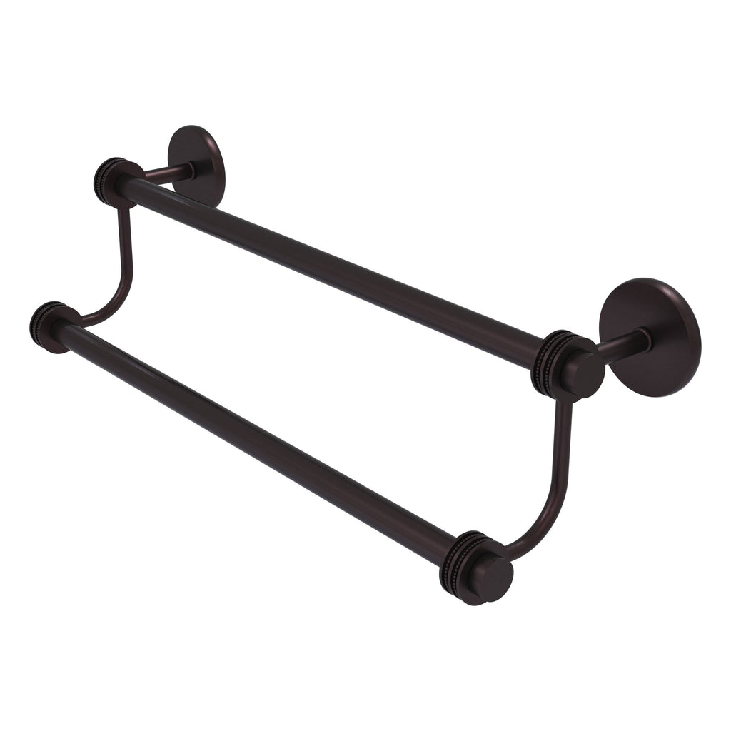 Antique Bronze Double Towel Bar P3084
