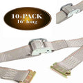 2 x 16' Grey Polyester Cam Buckle E Track Strap H4846