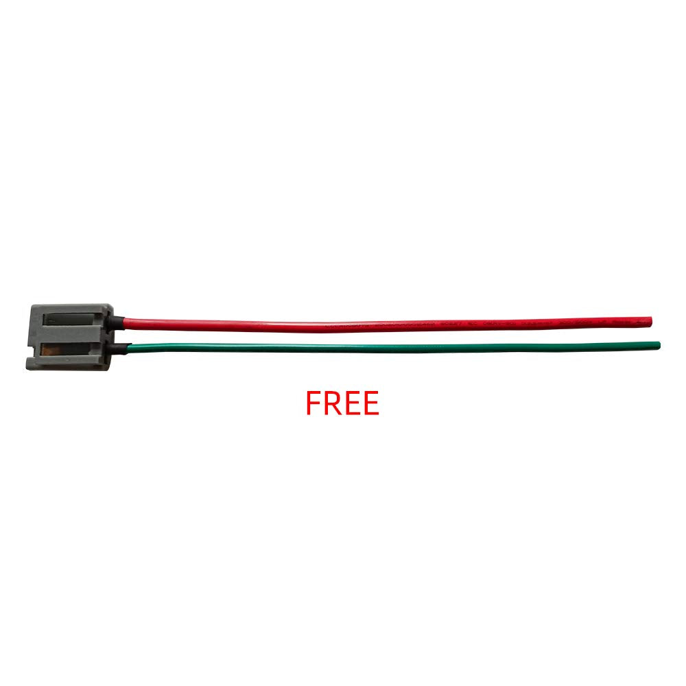 Red Cap HEI Distributor and Spark Plug Wires Combo Kit for Chevy 350 V8 K2250