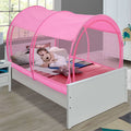 Twin Size Pink Bed Tent Mosquito Net Privacy Space G505190