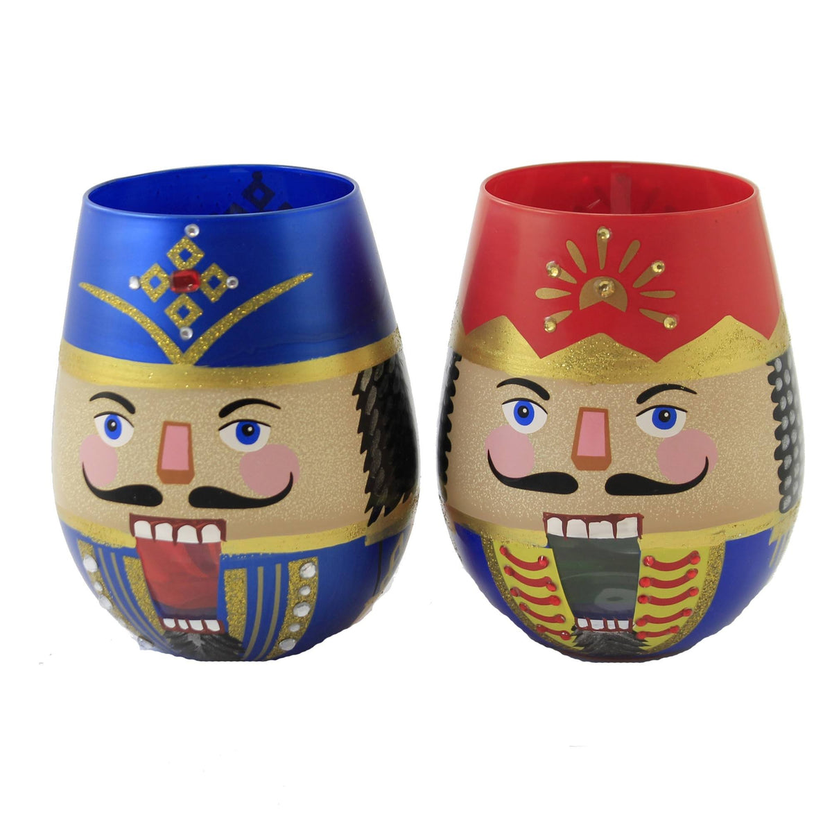 2 Piece Stemless Wine Glass Set V327