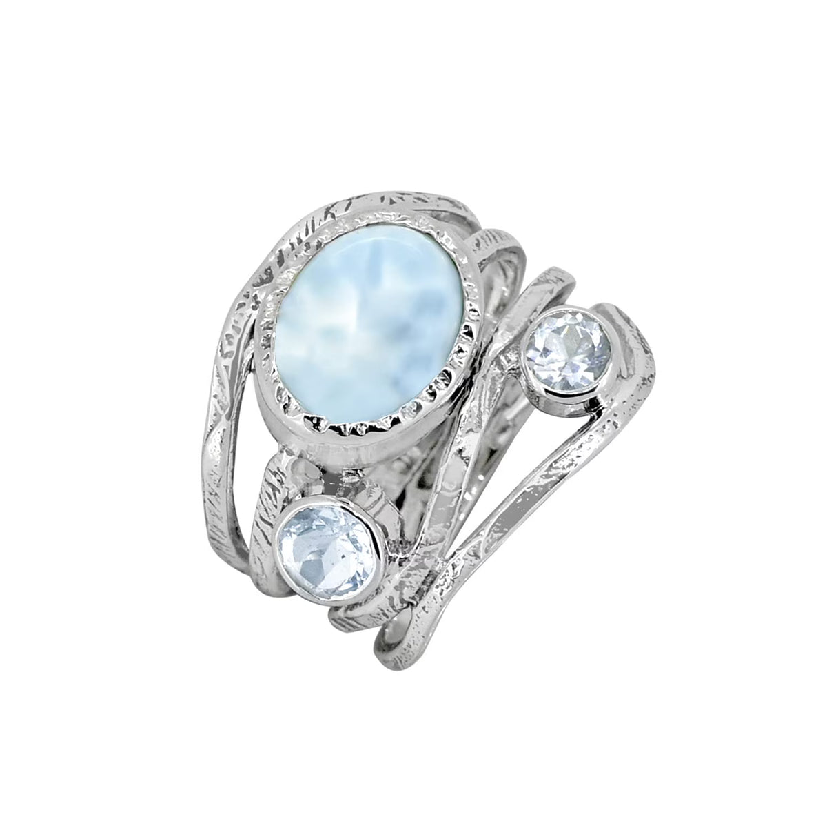 Antique Three Stone Bypass Ring K211936