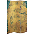 6 ft. Tall 3 Panel Canvas Room Divider D695