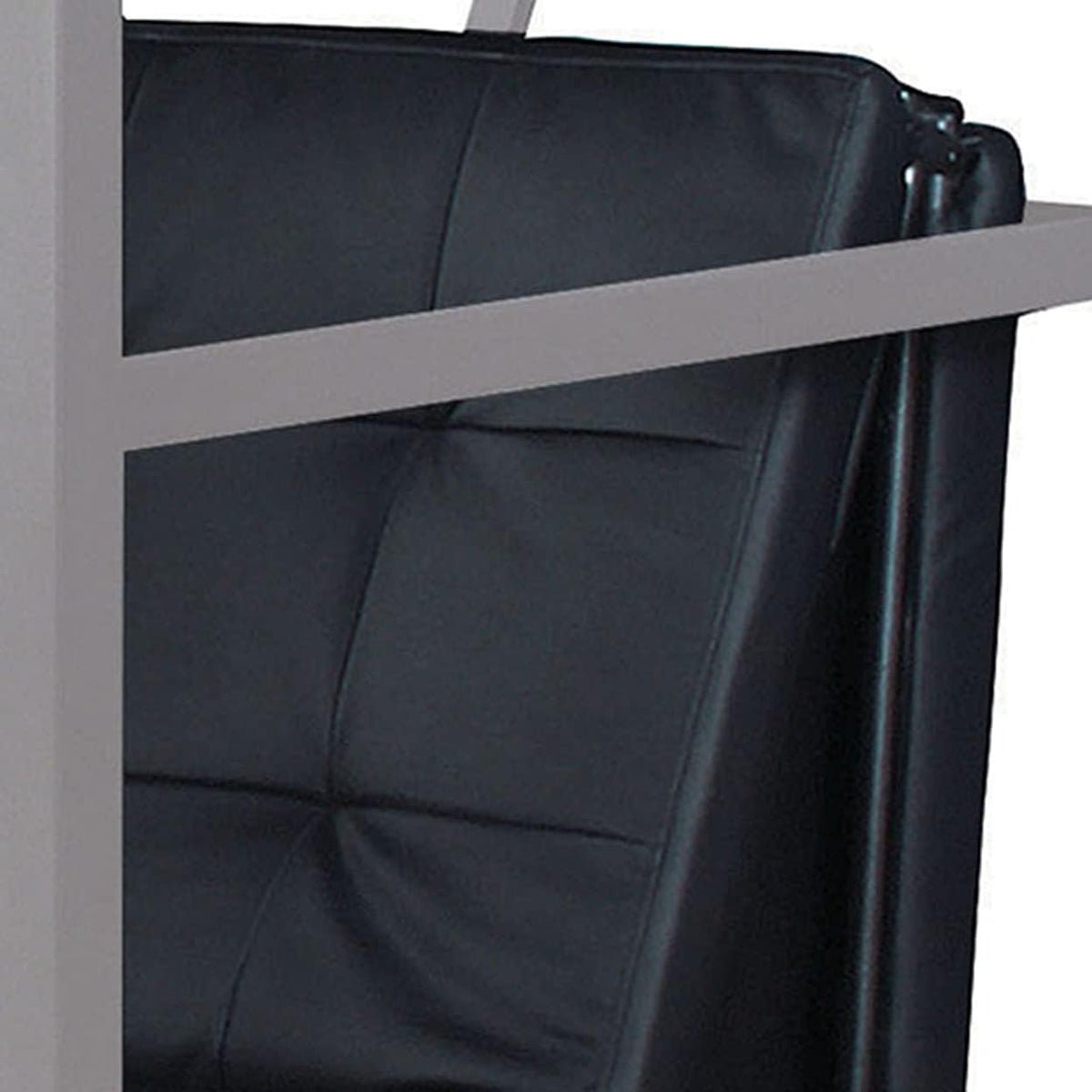 Silver And Black Futon Chair W58103
