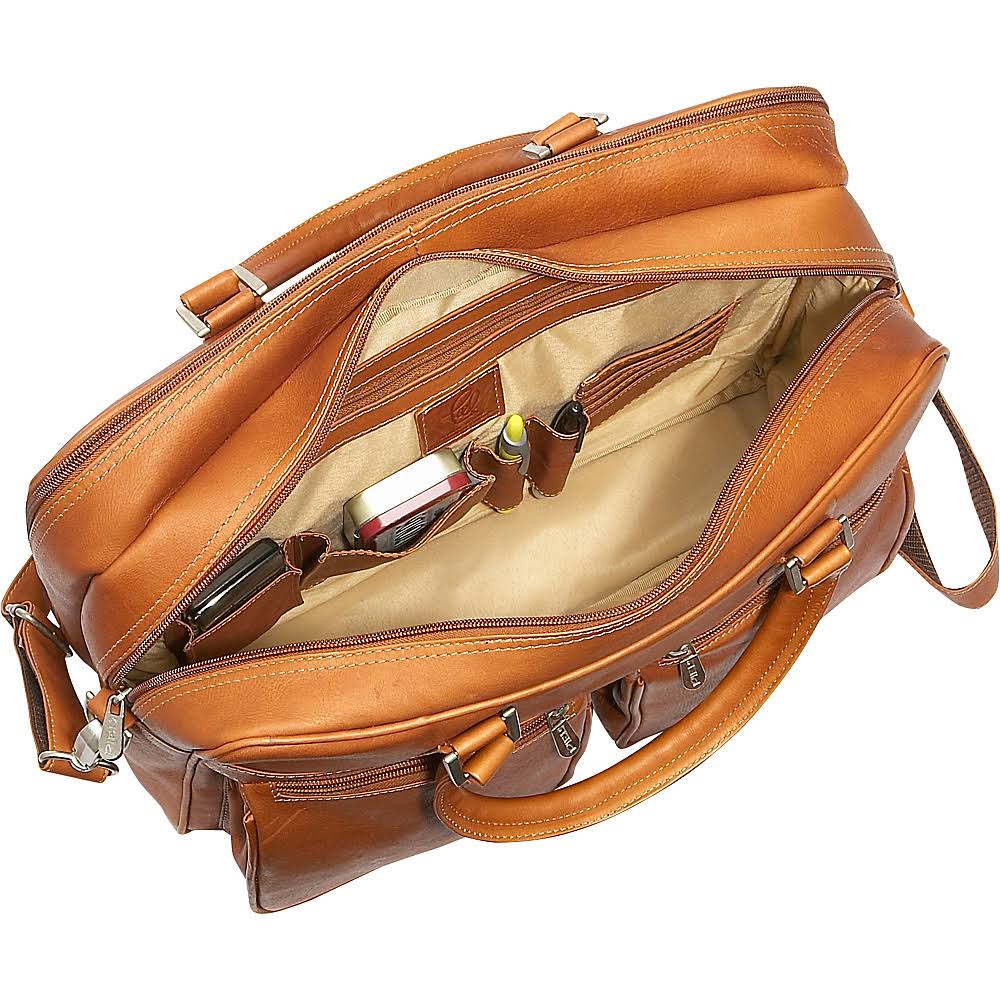 Saddle Leather Brief Overnighter L9206