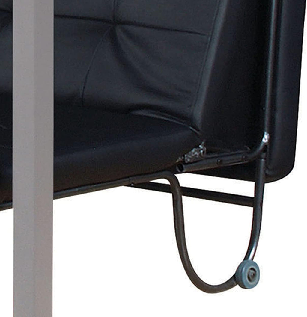 Silver And Black Futon Chair W58103