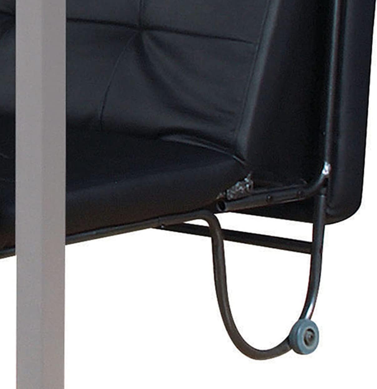 Silver And Black Futon Chair W58103