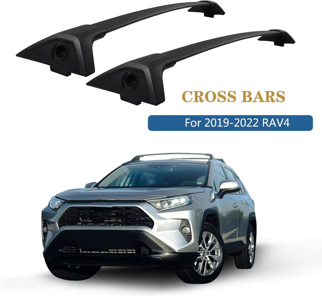 Roof Rack Cross Bars Aluminum Black O299722