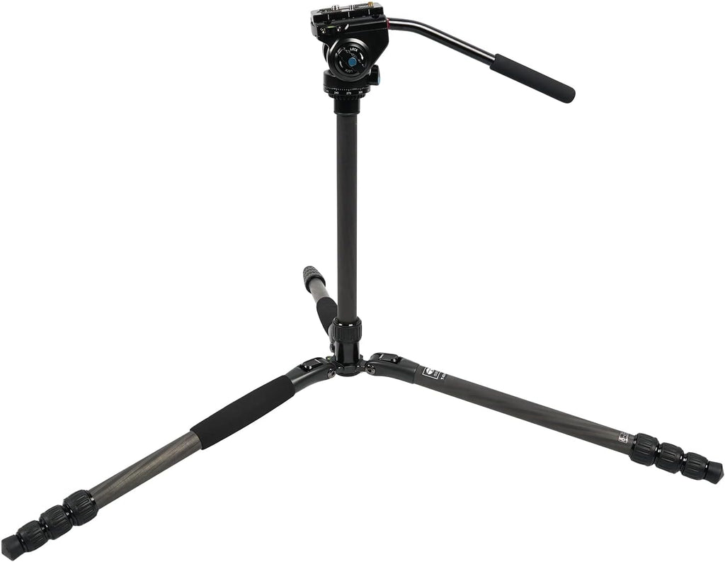 Carbon Fiber Tripod with Compact Fluid Video Head U3634