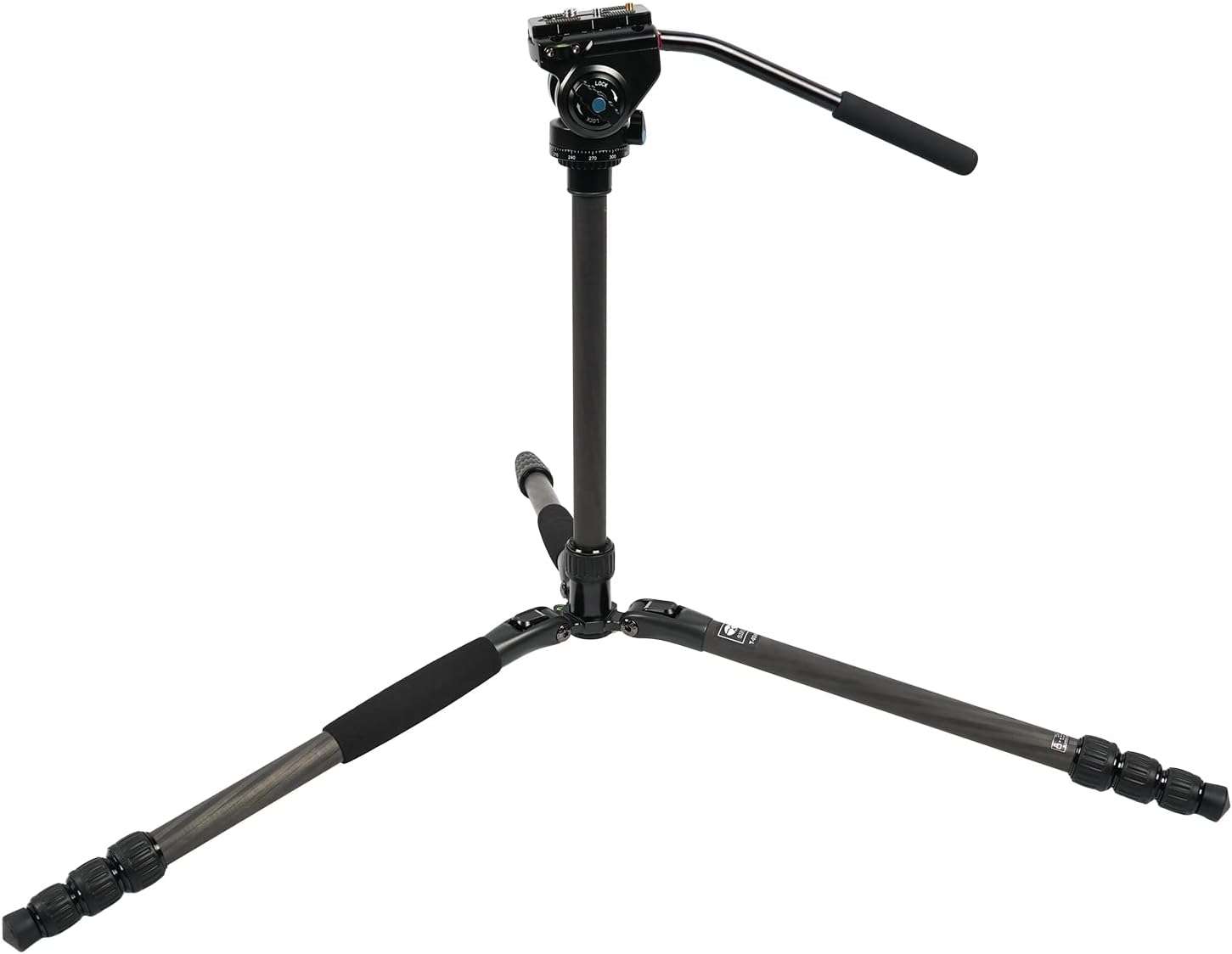 Carbon Fiber Tripod with Compact Fluid Video Head U3634