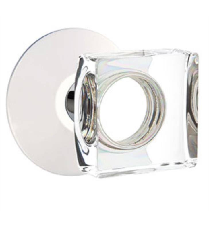 Satin Brass Privacy Crystal Knob Q406298