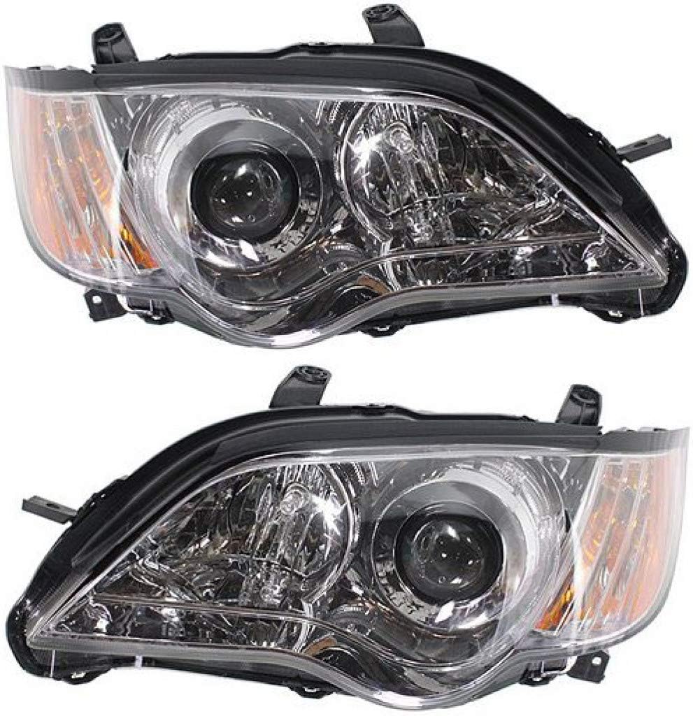Subaru Legacy Headlight Assembly 2008 2009 Pair Y969