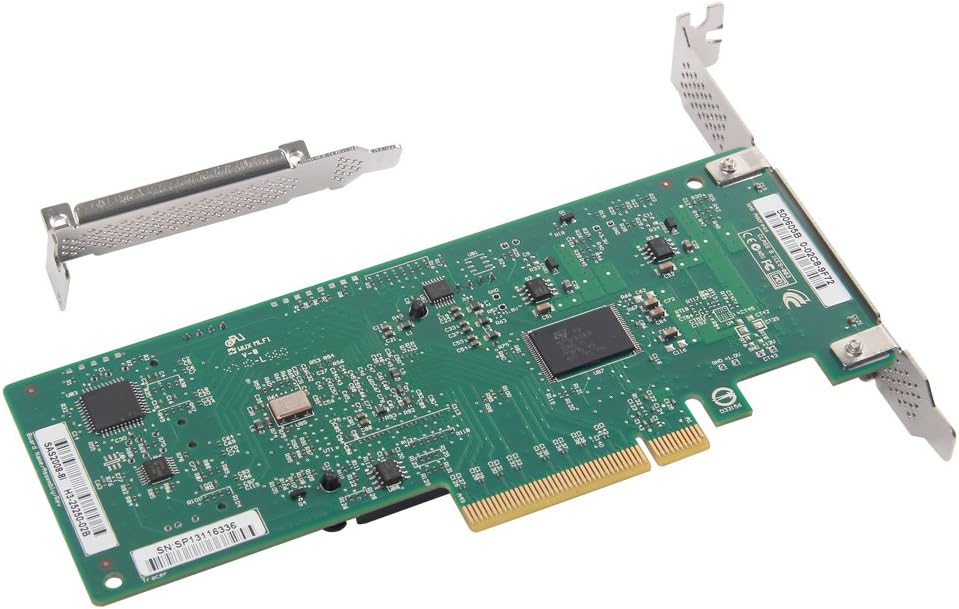 Internal PCI Express SAS/SATA HBA RAID Controller Card, 8-Port 6Gb/s Z82978