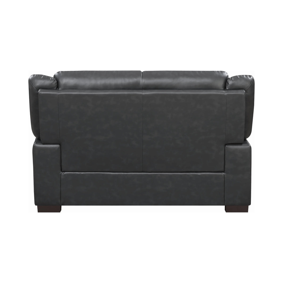 Grey Pillow Top Upholstered Loveseat B93592