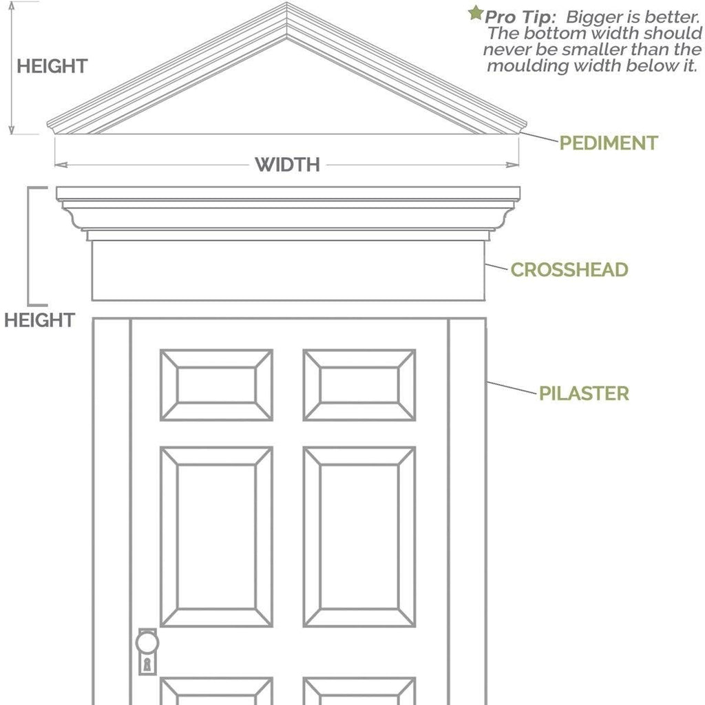Fluted PVC Pilaster with Decorative Capital & Base (Pair) X916