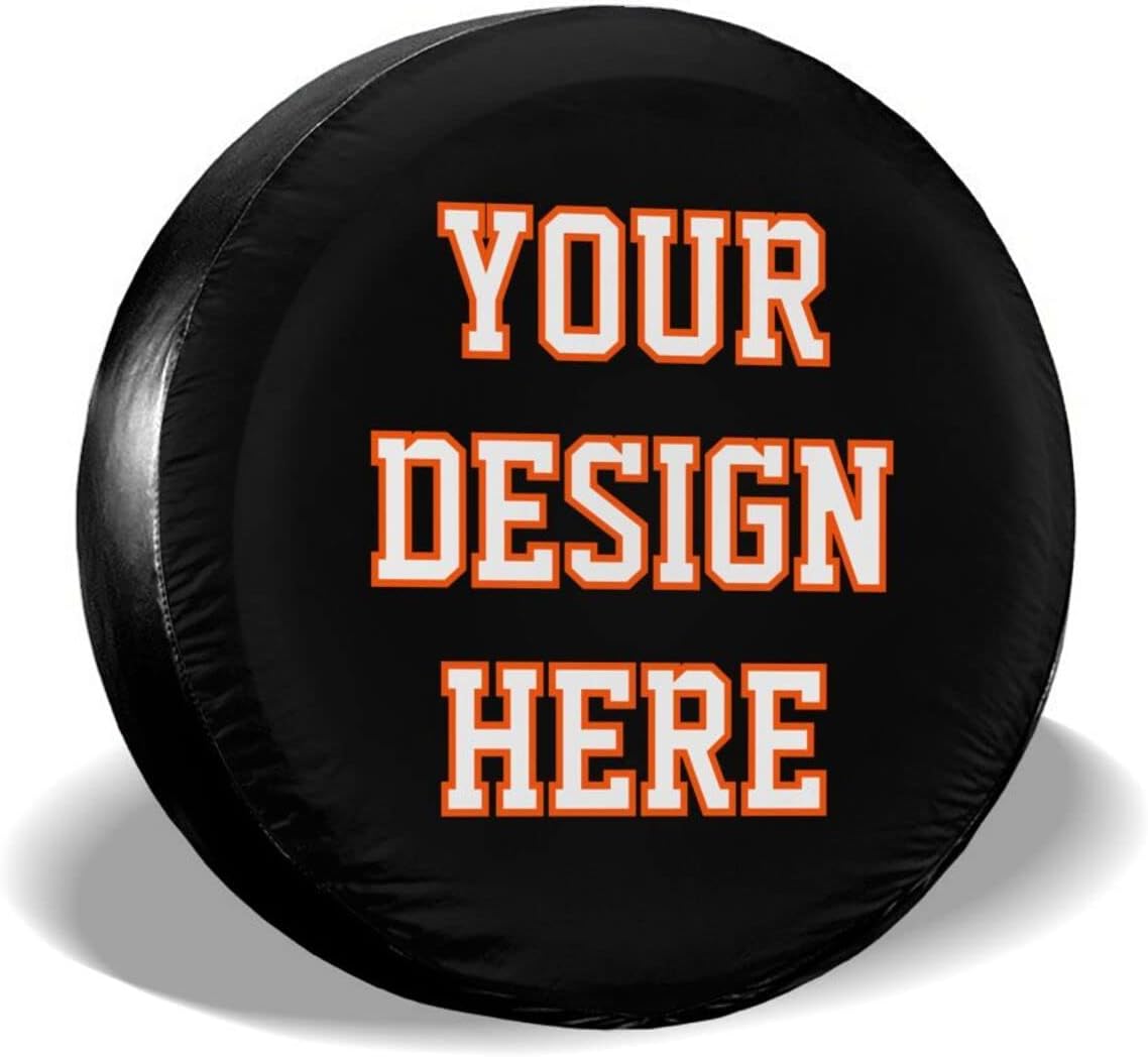Custom Spare Tire Cover Universal fits for Trailer Camper RV 15 Inch Pack of 2 U1986