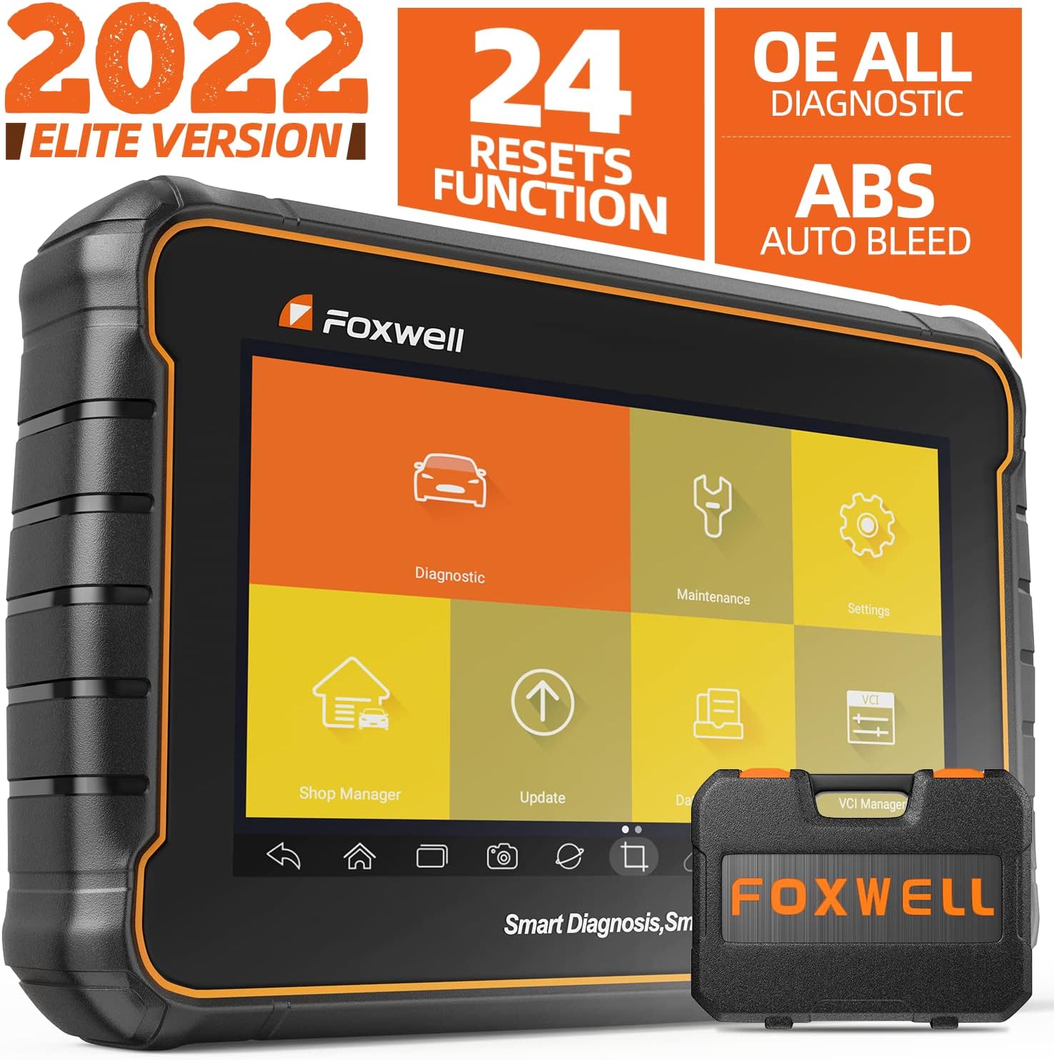 Automotive Diagnostic Scan Tool with ABS Bleeding and Oil Reset Z447925