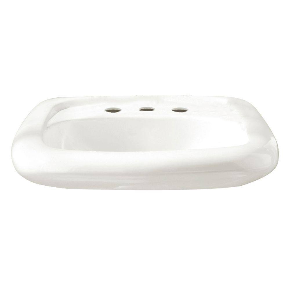 White Bathroom Sink D44577