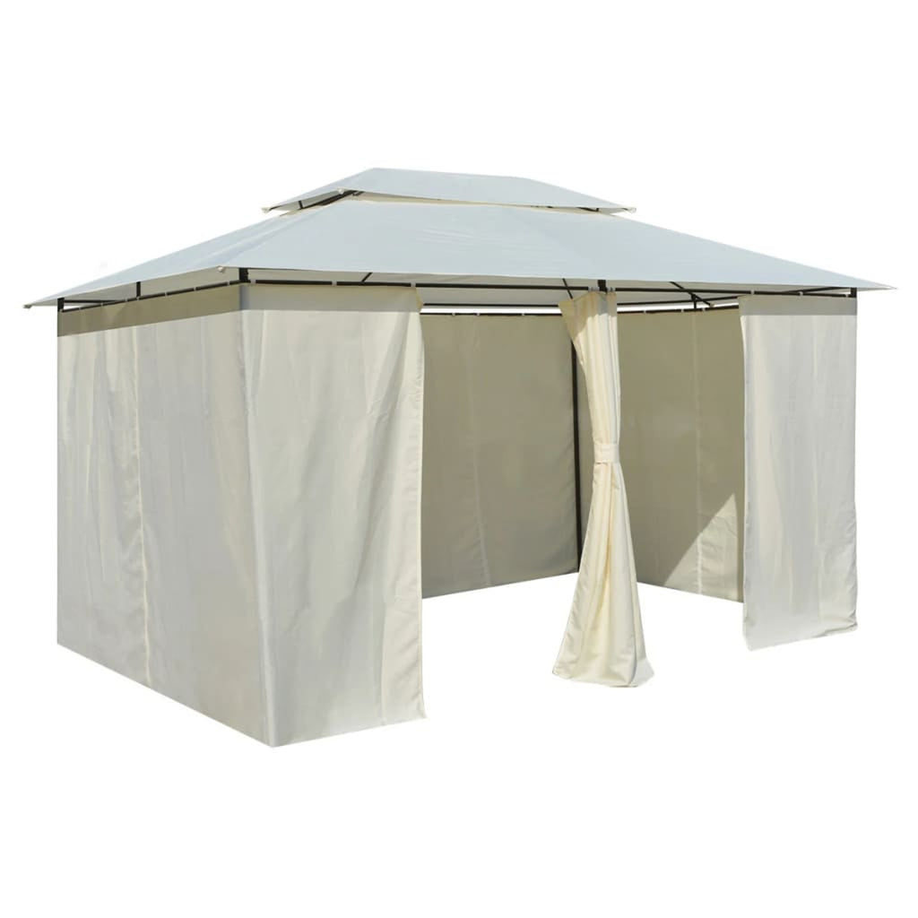 White Garden Marquee with Curtains I97271