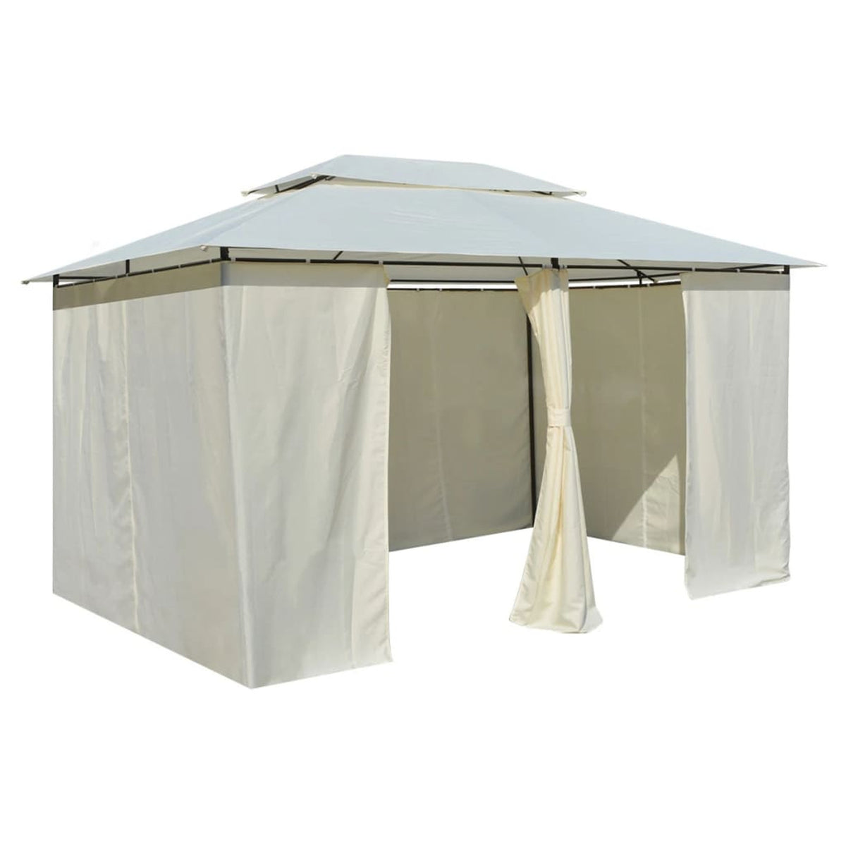 White Garden Marquee with Curtains I97271