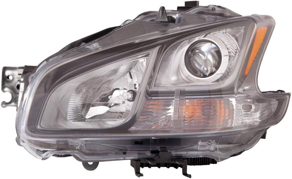 Headlight Assembly for Nissan Maxima 2011-2014 Passenger Side HID L489193