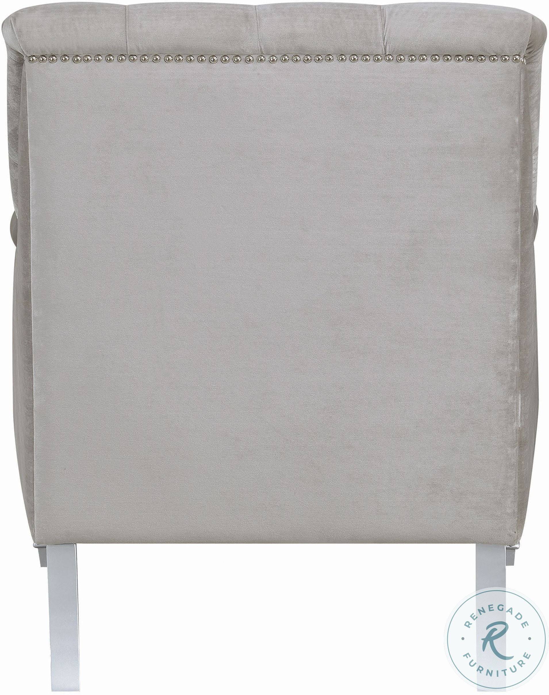 Grey Fabric Chair Y15092