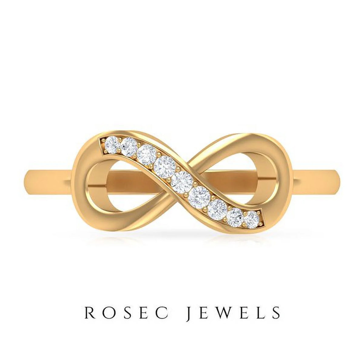 14K Yellow Gold Diamond Ring B250