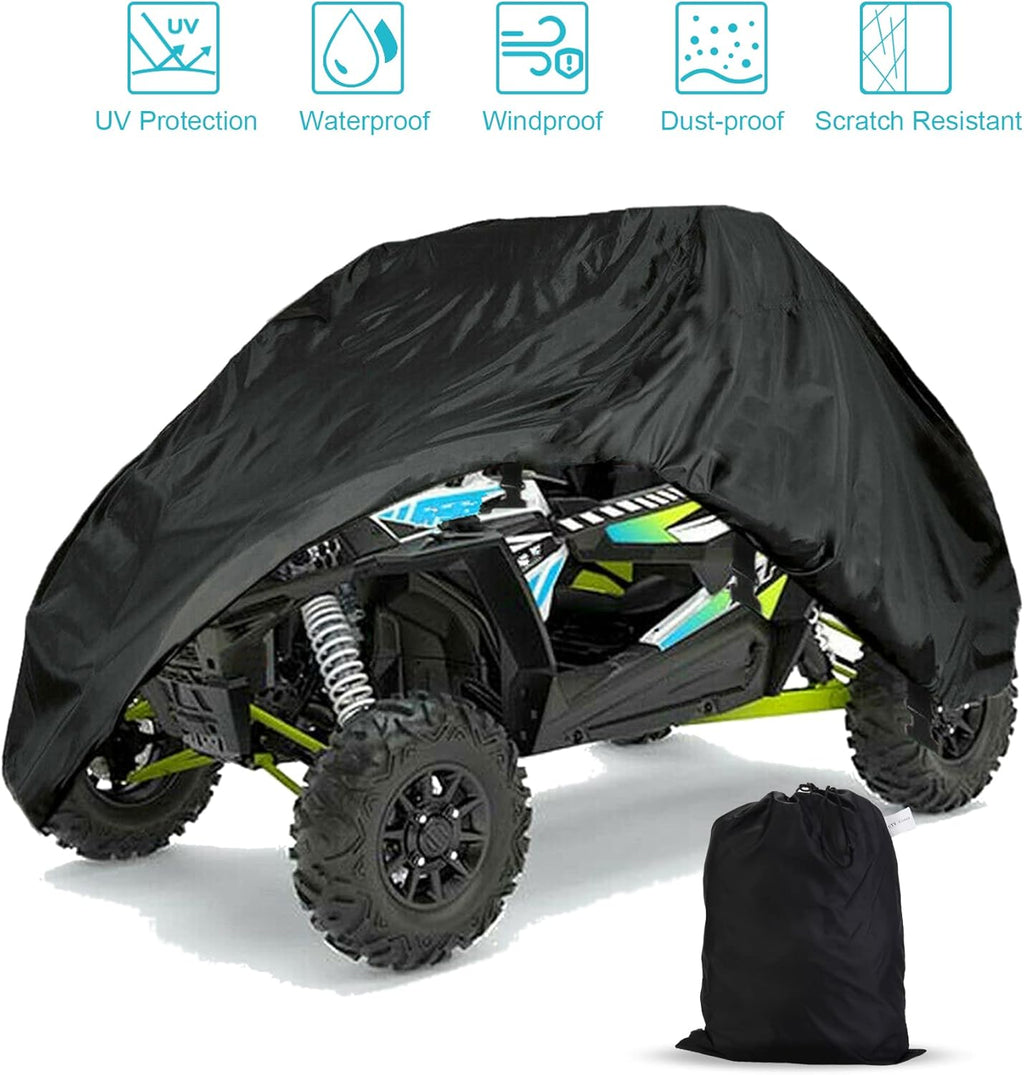 UTV Cover Waterproof Heavy Duty 2 Seater 190 Denier Polyester Pack of 2 J210