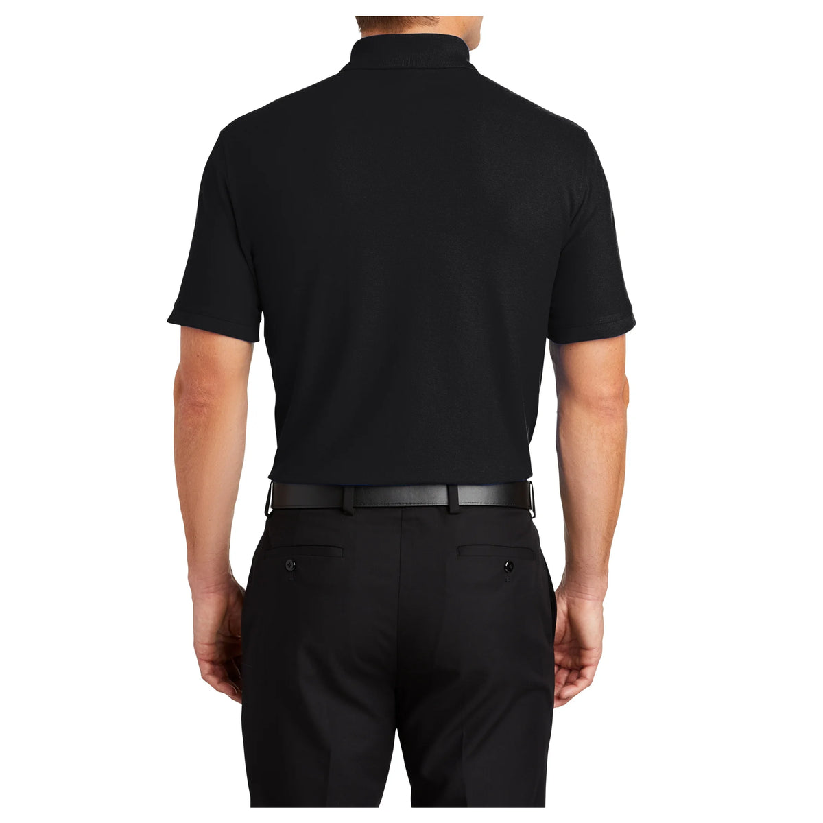 Men Short Sleeves Core Classic Polo Deep Black 6X-Large M393