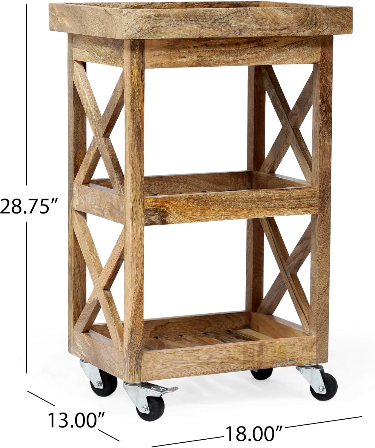 Natural Bar Cart P84403