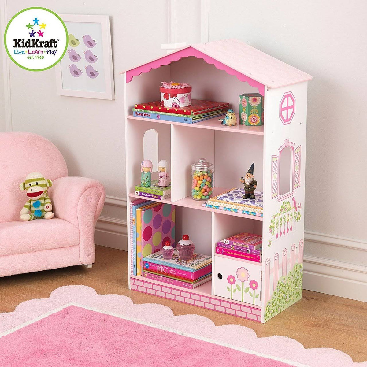 Wooden Doll House Bookcase U521085