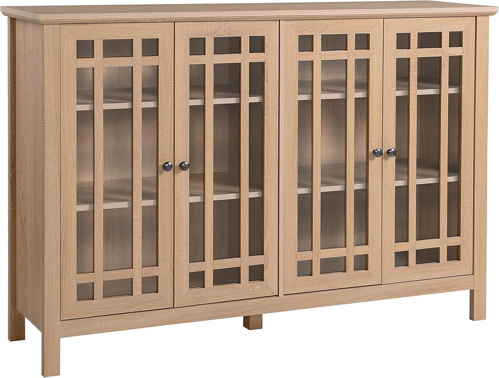 4 Door Glass Storage Cabinet T54032