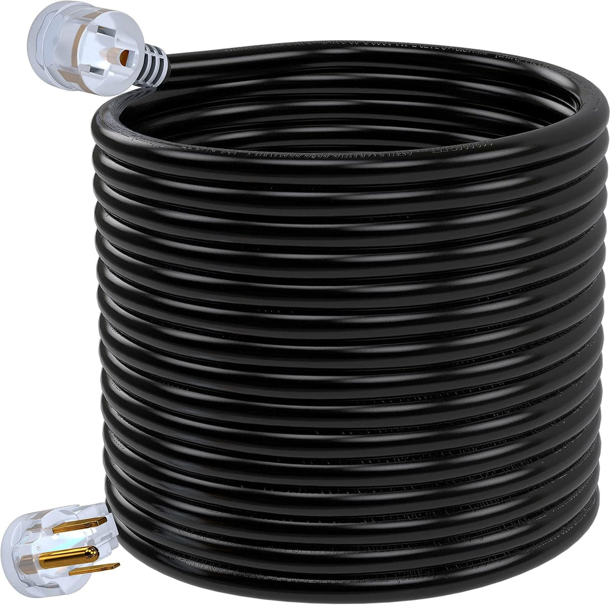 250V 40 Feet 8 AWG NEMA 6-50 STW Welder Extension Cord with LED Indicator D51108