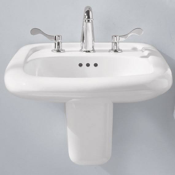 White Bathroom Sink D44577