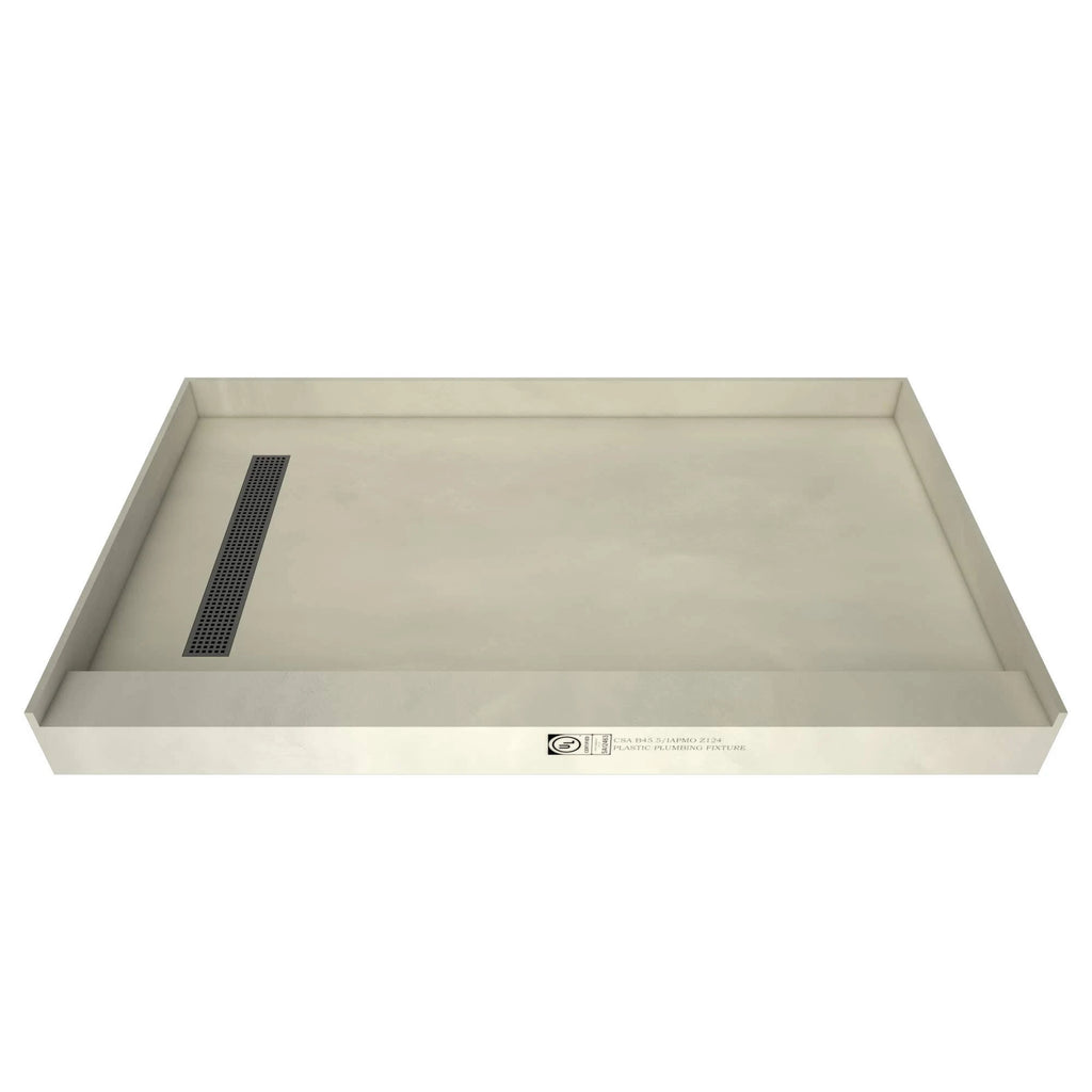 Brushed Nickel Trench Shower Pan V295