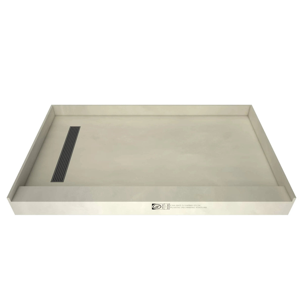 Brushed Nickel Trench Shower Pan V295