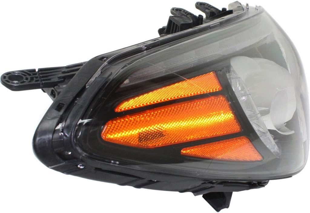 Headlight Assembly for 2014 2015 Kia Forte Koup, Driver and Passenger Side, Halogen with LED Position U706762