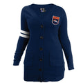 Navy NFL Denver Broncos Varsity Cardigan J9436