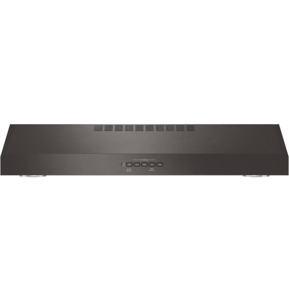 30-Inch Under-Cabinet Range Hood, Black Stainless I125