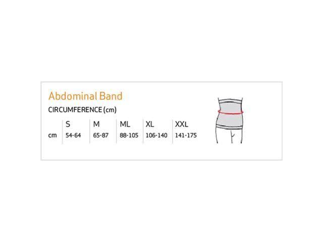 Black Active Massage Abdominal Band Z824