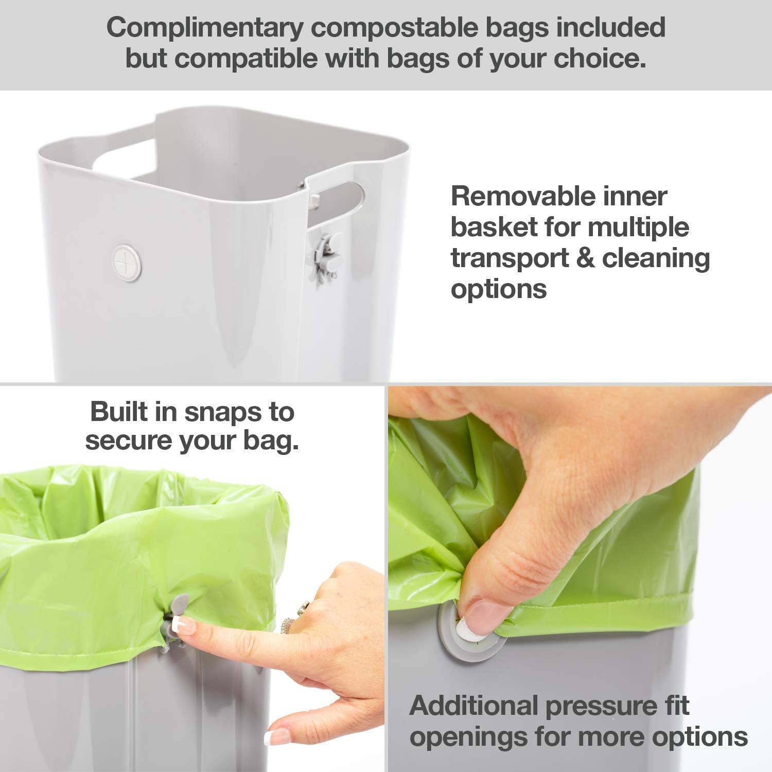 Portable Cat Litter Disposal Locking Handle B95517