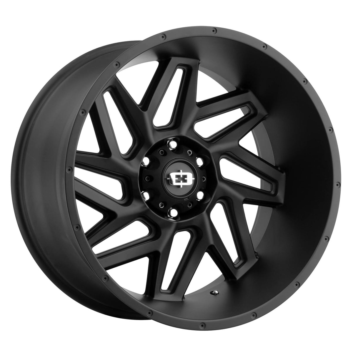 Satin Black 20x10 Wheel D3112