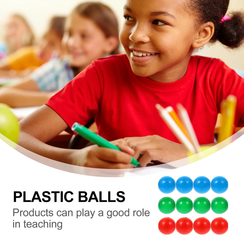 30pcs 15mm Colorful Plastic Balls Teaching Ball Toy M52849