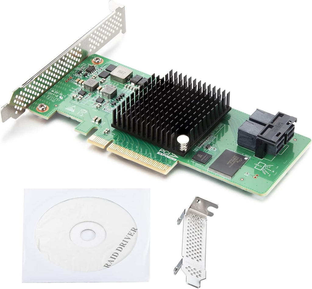 Internal PCI Express SAS/SATA HBA RAID Controller Card, 8-Port 6Gb/s Z82978