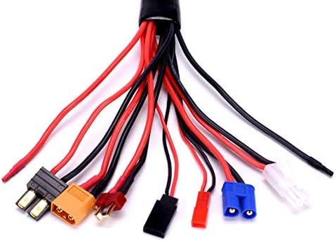 9 in 1 Splitter Cable 4.0mm Banana Plug to JST T Plug XT60 EC3 E747839