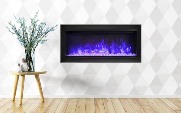 34 in. Electric Built-in with Glass Black Steel Surround J841