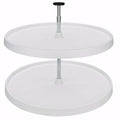 White 2-Shelf Lazy Susan W560