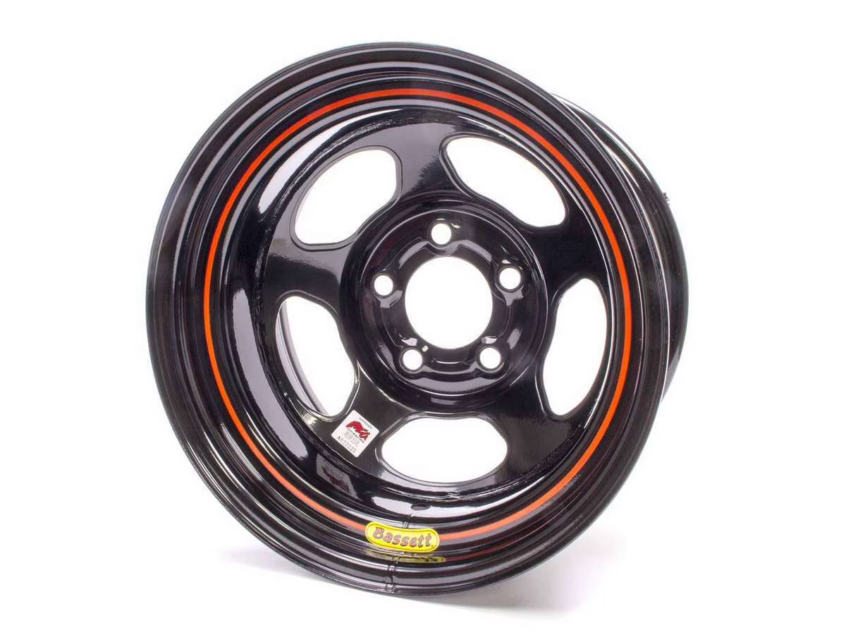 Inertia Wheel - 15 x 8 in. - 5 x 5 in. - Black - 3 in. Back Spacing - 19 lbs K338043
