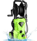 Orange Electric Pressure Washer with Hose Reel and Brush G45335